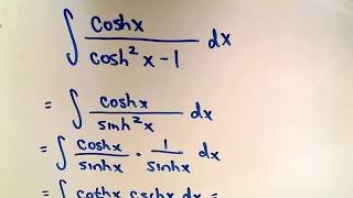 Hyperbolic Functions  Integration [upl. by Eetnod]