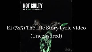 3x3 E1  Life Story Lyrics Video [upl. by Llenej]