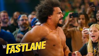 Carlito is the third man for The LWO WWE Fastlane 2023 highlights [upl. by Enilarac]