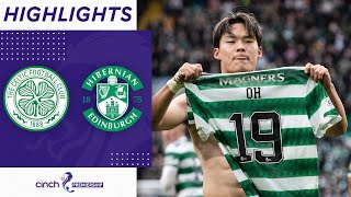 Celtic 31 Hibernian  Oh Hyeongyu Completes Comeback With Winner Off Bench  cinch Premiership [upl. by Amlez]