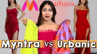 I Bought Similar Outfits from Myntra amp Urbanic 😱  Who Wins [upl. by Eleirbag115]