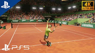 AO Tennis 2 DJOKOVIC vs NADAL  PS5™ 4K 60FPS Gameplay [upl. by Rhine]