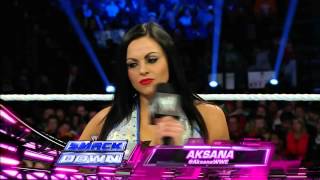 Paige vs Aksana Smackdown 18414 [upl. by Ladew]