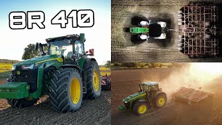 JOHN DEERE 8R 410  HORSCH Cruiser 9 XL  Grubbern  Bodenbearbeitung [upl. by Adnohsek251]