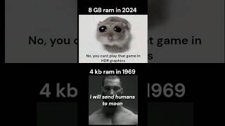 8GB ram in 2024 vs 4kb ram in 1969 [upl. by Eillat]