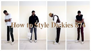 How to Style Dickies 874 Part 2  2 New Dickies Review [upl. by Dnartreb]