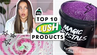 Top 10 LUSH Products You NEED To Try  DEMOS [upl. by Aielam]