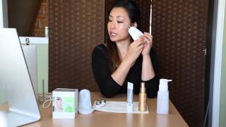 NuFace Trinity ProSeries Eye and Lip Treatment ELE Attachment TUTORIAL  AntiAging [upl. by Brandtr393]