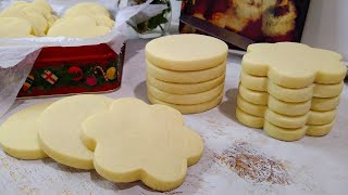 Easy Cut Out Sugar Cookies  Just 5 INGREDIENTS  No Spread Sugar Cookie Recipe [upl. by Nove671]