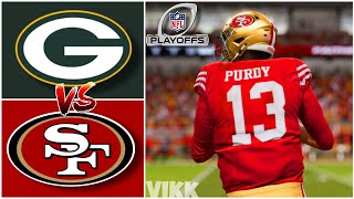 Packers vs 49ers Divisional Simulation Madden 24 Exhibition [upl. by Aerdnaeel637]