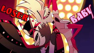 Hazbin Hotel Husk y Angel Dust  Loser Baby Canción Oficial español Latino hazbinhotel [upl. by Caputto]