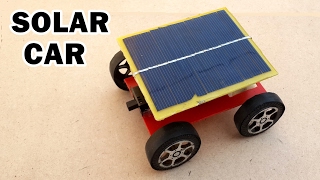 How to Make a Solar Powered Toy Car at Home [upl. by Fording]