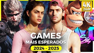 OS 36 GAMES MAIS ESPERADOS PARA 20242025 [upl. by Eckart]