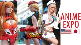 THIS IS ANIME EXPO 2023 BEST COSPLAY MUSIC VIDEO AX 2023 LOS ANGELES COMIC CON COSTUME 4K HIGHLIGHTS [upl. by Huxham]