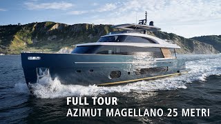 Full Yacht Tour w Federico Ferrante  Azimut Magellano 25 Metri [upl. by Yelrebmyk251]