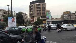 ► Nice Street Scene in Tehran IRAN  ‏تهران‎ [upl. by Gaul]