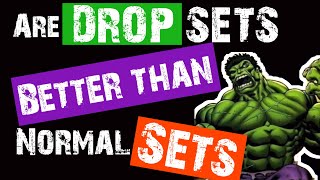 WHY DROP SETS ARE BETTER THAN NORMAL SETS TO BUILD MUSCLE FAST  5 SCIENTIFIC PROOFS [upl. by Onaivlis539]