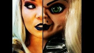 Bride of Chucky Makeup Tutorial [upl. by Inaffit665]