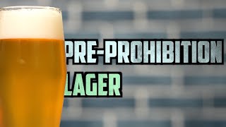 Pre Prohibition Lager  Pressure Fermenting a Lager [upl. by Craw]