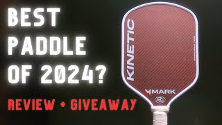 INCREDIBLE New Kevlar Paddle  Mark Pickleball Kinetic Review  Giveaway [upl. by Ahl366]