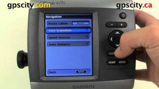 Garmin GPSMap 421s Video Manual  Navigation Settings [upl. by Spenser]