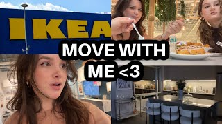 IKEA haul Tv mounting kitchen organization etc  The Moving Series  Day 6 [upl. by Nanyt]