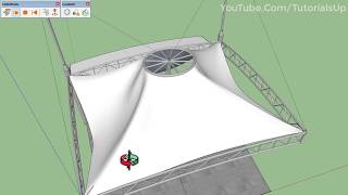 SketchUp Plugin QuickTip  Tensile  ClothWorks [upl. by Esinev14]