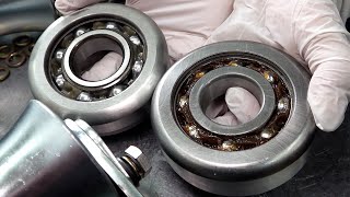 Process of making ball bearings Korean old bearing manufacturing factory [upl. by Karine]