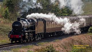 Bahamas shines on the Severn Valley Railway Super Saturday 31824 4K 60fps [upl. by Airotkiv]