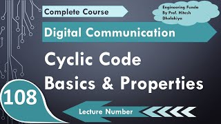 Cyclic Code Basics Properties amp Example Explained in Digital Communication by Engineering Funda [upl. by Seften]