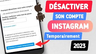 Comment Désactiver Un Compte Instagram 2024  Désactiver Un Compte Instagram Temporairement [upl. by Orianna358]