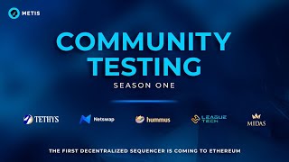 Metis DAO Testnet  Season 1 of Community Testing [upl. by Sander390]