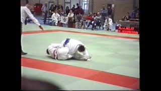 Dutch Championships JiuJitsu 1997 3th fight Michel van Rijt vs Remy Boonstra [upl. by Netsruk]