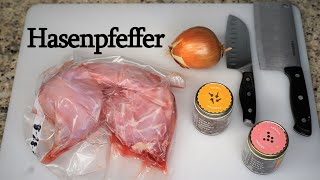 Making Hasenpfeffer Rabbit Stew Carnivore [upl. by Cousins992]