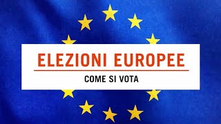 Elezioni europee quando e come si vota in Italia [upl. by Aniloj117]