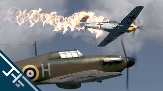 IL2 Cliffs of Dover Blitz Hurricane I  Bomber intercept [upl. by Einaj]