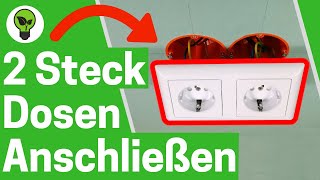 2 Steckdosen Anschließen ✅ ULTIMATIVE ANLEITUNG Wie mehrere dreifach amp Doppelsteckdosen Verbinden [upl. by Slotnick]