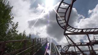 Rattlesnake Roller Coaster On Ride POV  Chessington World of Adventures Resort [upl. by Sivra]