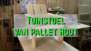 Tuinstoel van hout  zelf maken DYI [upl. by Thetis363]