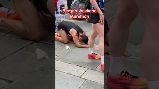 Bergen Weekend Marathon 40km bergen shorts norway running visitbergen Fjordkraft travel [upl. by Anavlys]