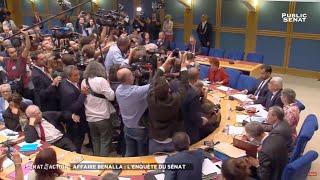 Affaire Benalla  lenquête du Sénat  Sénat en action 30102018 [upl. by Emirej]