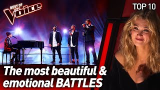 The most GORGEOUS amp EMOTIONAL Battles on The Voice  Top 10 [upl. by Astred882]