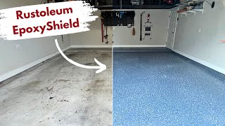 Garage Floor Epoxy Coat  Comprehensive StepByStep Guide  Builds by Maz [upl. by Fields327]