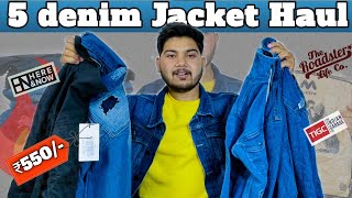 5 Best Budget Denim Jackets For MenMyntra Denim Jacket Haul 2024💥Roadster denim jackets For Men [upl. by Halliday]