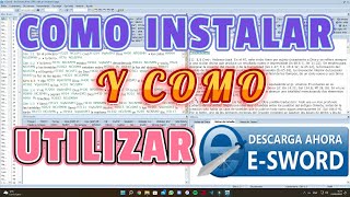 Como instalar modulos de Esword con el Module Installer [upl. by Auqeenahs789]