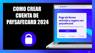 Como crear cuenta de Paysafecard 2024 [upl. by Edithe]