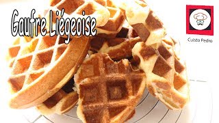 Comment faire la recette gaufre liégeoise Thermomix TM5 [upl. by Arbuckle]