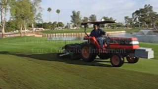 Putting Green Aerification  Soil Reliever SR72 [upl. by Harikahs]