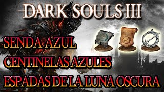 Dark Souls 3 Juramentos Senda Azul Centinelas Azules y Espadas de la Luna Oscura [upl. by Aimee474]