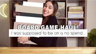 BOARD GAME HAUL MAY 2022  I was supposed to be on a no spendoops [upl. by Tabshey]